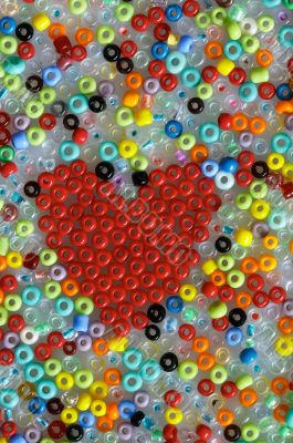 Valentines card with heart Valentines card with heart