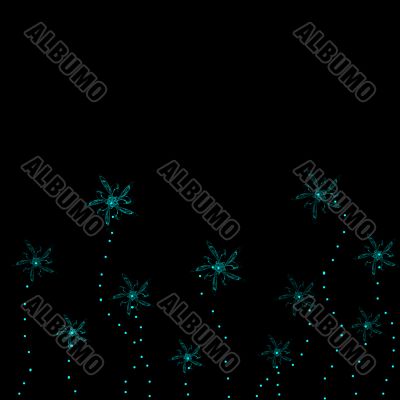 Dark blue abstract background