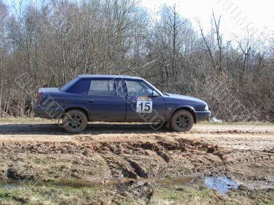 Rally car