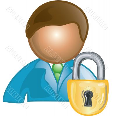 Customer lock Icon
