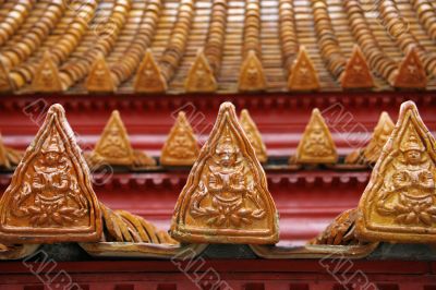 Temple roof detail