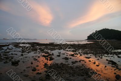 Sunset over Andaman Sea