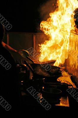 Cooking with fire Cooking with fire