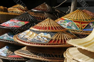 Asian traditional hats