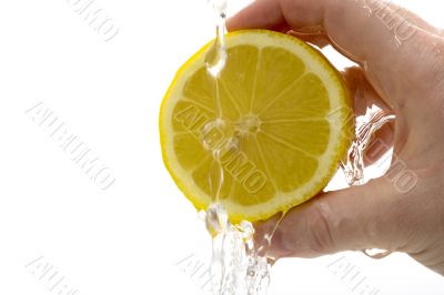 Hand lemon wash