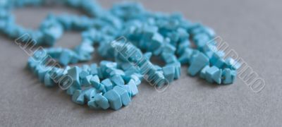 Blue beads
