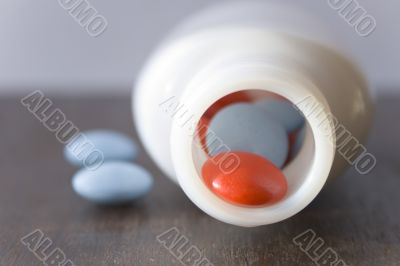 Pill on the table