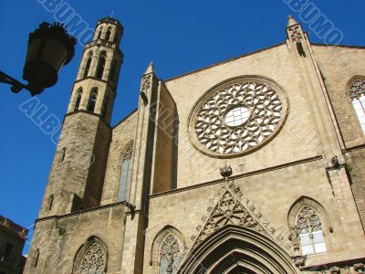 Barcelona. Cathedral Sta. Maria del Mar