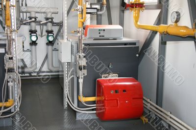 The gas boiler