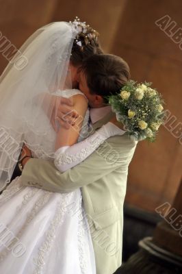 Newly-married couple