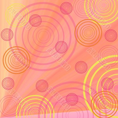 Background with color circles