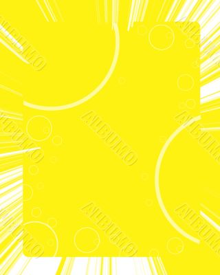 Yellow background with white circles Yellow background with white circles