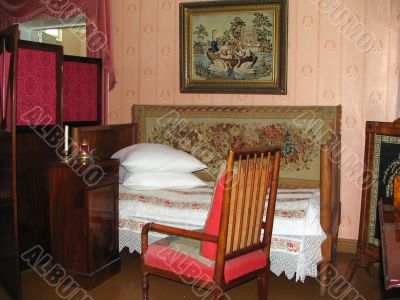 Interior of sleeping 19-th century