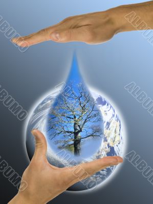 ecology, hands, responsibility