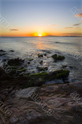 Sunset on island Margarita, Venezuela