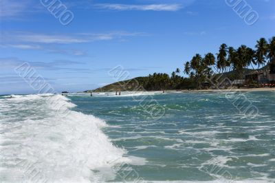 Beach on island Margarita, Venezuela