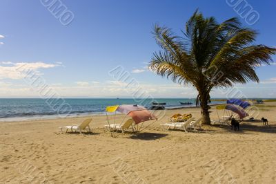 Beach on island Margarita, Venezuela