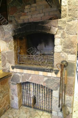 Interior of the georgian restaurant