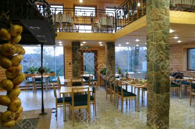 Interior of the georgian restaurant