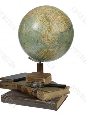 Globe, communications, map