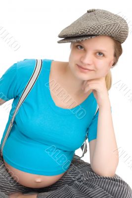 young woman in expectation of baby