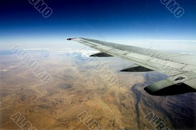 Desert, Egypt, river, sand, plane