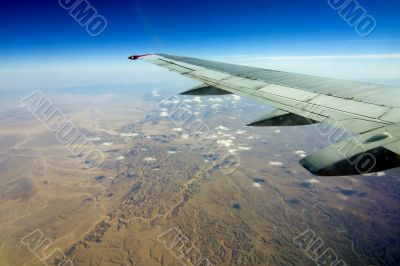 Desert, Egypt, river, sand, plane