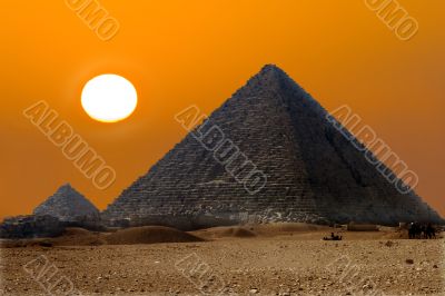 Desert, Egypt, river, sand, plane