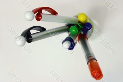  pens, pin, pins, school, secretary