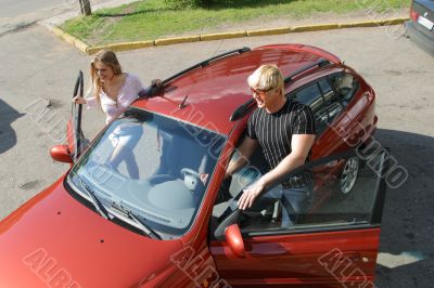 Journey to families on car