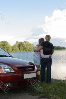 Journey to families on car