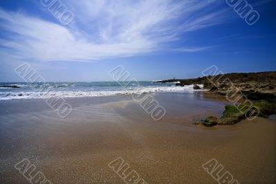 beach, ocean, sea, sand, sun, wind, waves