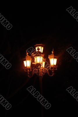 Ancient street lantern