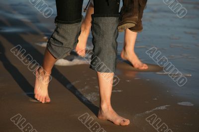 Walk barefoot