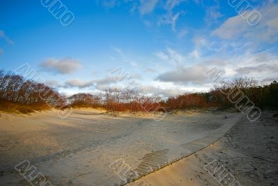 Footpath on sand