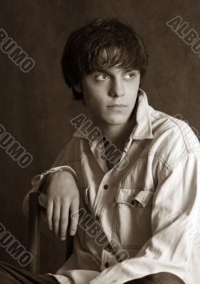 Portrait of the young man