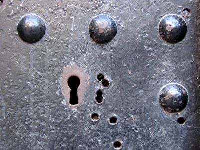 Ancient gate. A fragment