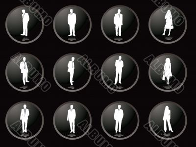 blackberry buttons business men