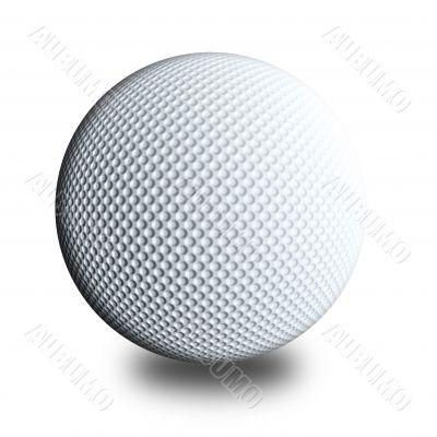 golf ball white