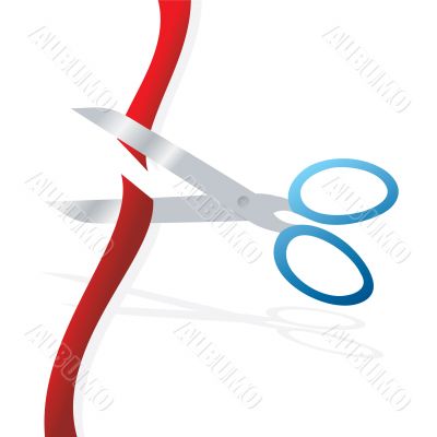 cut ribbon
