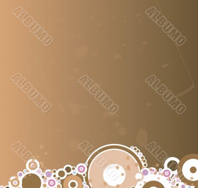 brown splat circles