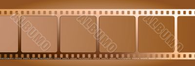 brown film outline gradient
