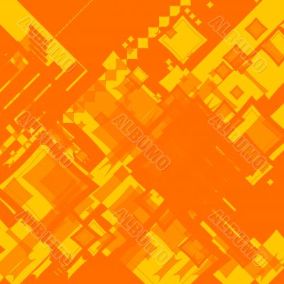 ebb flow orange square random