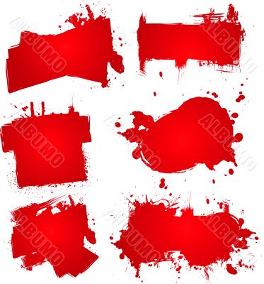 blood ink splat
