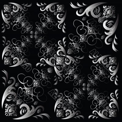 flower tile multi small gradient