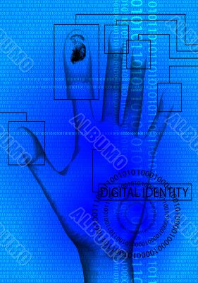digital identity blue