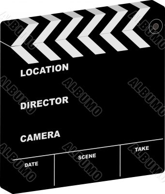 film clapper 3d