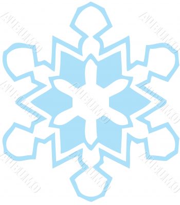 blue snowflake light