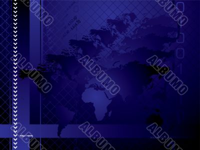 global background blue