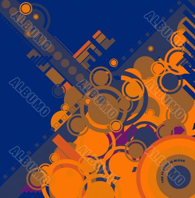 ebb flow blue and orange